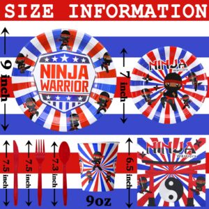 Ninja Party Favor Ninja Party Supplies Ninja Party Plates and Napkins Ninja Party Tableware