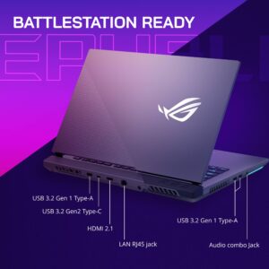 ASUS ROG Strix G17 17.3" WQHD 240Hz Gaming Laptop, AMD Ryzen 9 6900HX, GeForce RTX 3070Ti, 64GB DDR5 RAM, 4TB SSD, Wi-Fi 6E, ROG Intelligent Cooling, Gray, Win 11 Pro, 128GB Hotface Extension Set