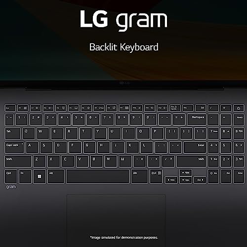 LG gram 16” Lightweight Laptop, Intel 13th Gen Core i7 Evo Platform, Windows 11 Home, 16GB RAM, 512GB SSD, Black