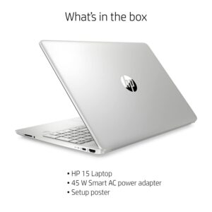 HP 2022 Newest Notebook Laptop, 15.6" Full HD 1080P Touchscreen, 11th Gen Intel Core i3-1115G4 Processor, 8GB RAM, 256GB SSD, HDMI, Webcam, Wireless-AC Wi-Fi 5, Bluetooth 4.2, Windows 11 Home, Silver