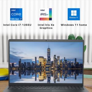 Dell Inspiron 15 2023 Newest Touchscreen Laptop for Business, 15.6" 1080p Anti-Glare,13th Gen Intel Core i7-1355U(Up to 5GHz, 10 Cores), 32GB RAM, 1TB SSD, Wi-Fi 6, Win 11 Home, Bundle with JAWFOAL