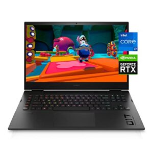 hp omen 17 inch laptop, fhd 144hz display, 7ms response time, intel core i7-13700hx, 16 gb ram, 512 gb ssd, nvidia geforce rtx 4060 gpu (8 gb), windows 11 home, 17-cm2010nr (2023), black