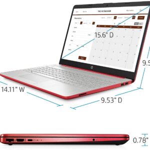 HP Pavilion 15 15.6-inch HD Laptop - Intel Pentium Processor - 8GB DDR4 - 128GB SSD - Webcam - USB-C - HDM - WiFi - Windows 10 S - Scarlet Red - TiTac Accessory (Renewed)