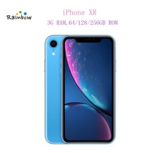 Unlocked Original Apple iPhone XR 6.1" Liquid Retina Fully LCD Display 4G LTE Apple Smartphone XR 128G / Coral