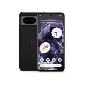 google pixel 8 - unlocked android smartphone with advanced pixel camera, 24-hour battery, and powerful security - obsidian - 256 gb