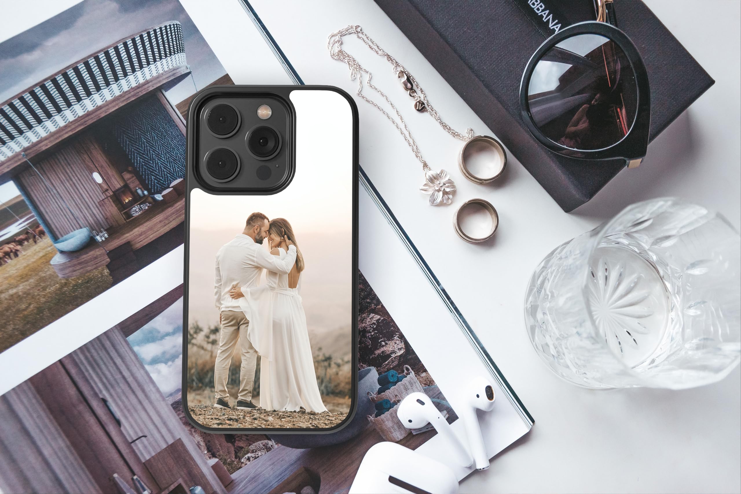 Upload Your Image | Make Your Own Phone Case | Compatible With Apple iPhone 15 Pro Max, iPhone 14 Pro Max, 14 Pro, 14 Max, 13 Pro Max Mini, 12, 11 Pro Max iPhone X XS Max XR 8 7 Plus