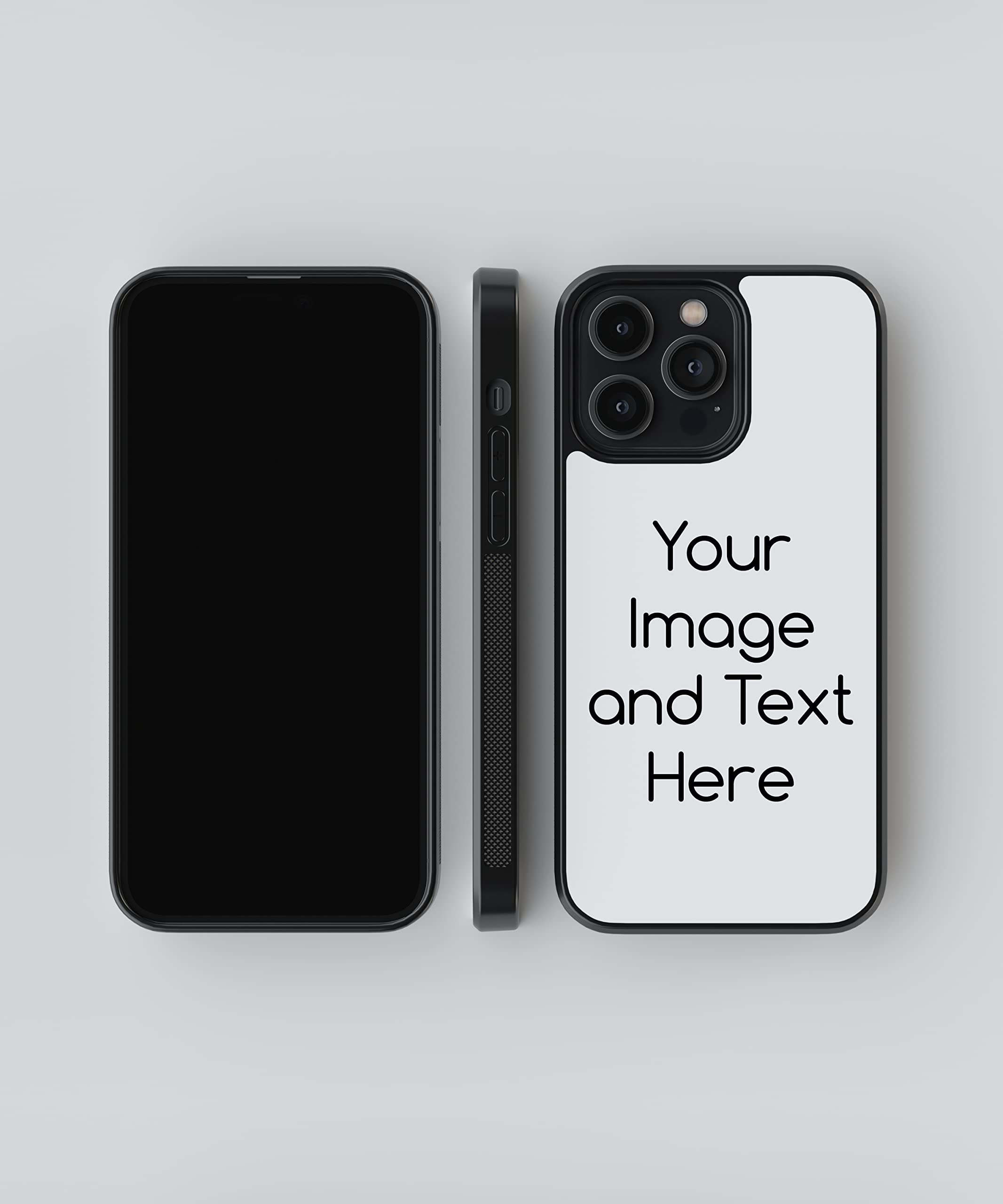 Upload Your Image | Make Your Own Phone Case | Compatible With Apple iPhone 15 Pro Max, iPhone 14 Pro Max, 14 Pro, 14 Max, 13 Pro Max Mini, 12, 11 Pro Max iPhone X XS Max XR 8 7 Plus