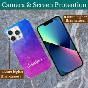 Custom Name Phone Case Personalized Customized Case with Name Handwritten Style Clear Cases Compatible with iPhone 14 Pro Max 13 Pro 12 Mini 11 Xr Xs (A)