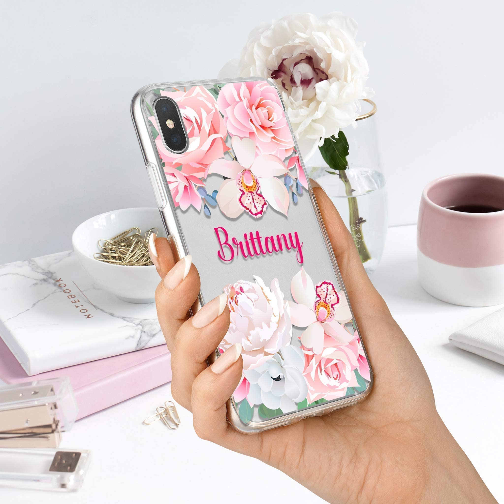 Case Charming Case for iPhone 15 Pro Max 14 13 12 mini 11 XS XR X 10S 10R 10 8 Plus 7 SE Personalized Custom Name Monogram