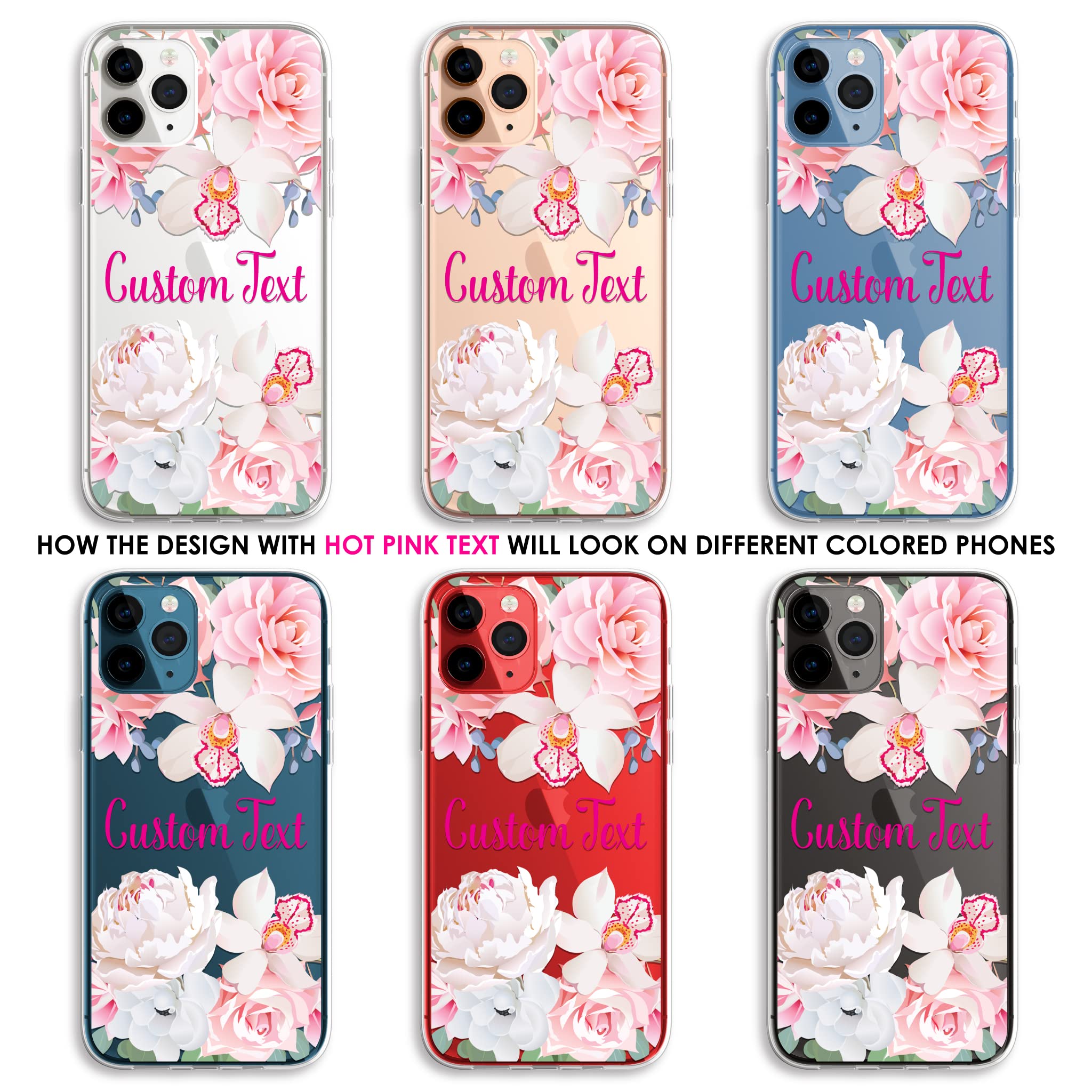 Case Charming Case for iPhone 15 Pro Max 14 13 12 mini 11 XS XR X 10S 10R 10 8 Plus 7 SE Personalized Custom Name Monogram