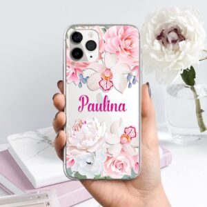 Case Charming Case for iPhone 15 Pro Max 14 13 12 mini 11 XS XR X 10S 10R 10 8 Plus 7 SE Personalized Custom Name Monogram