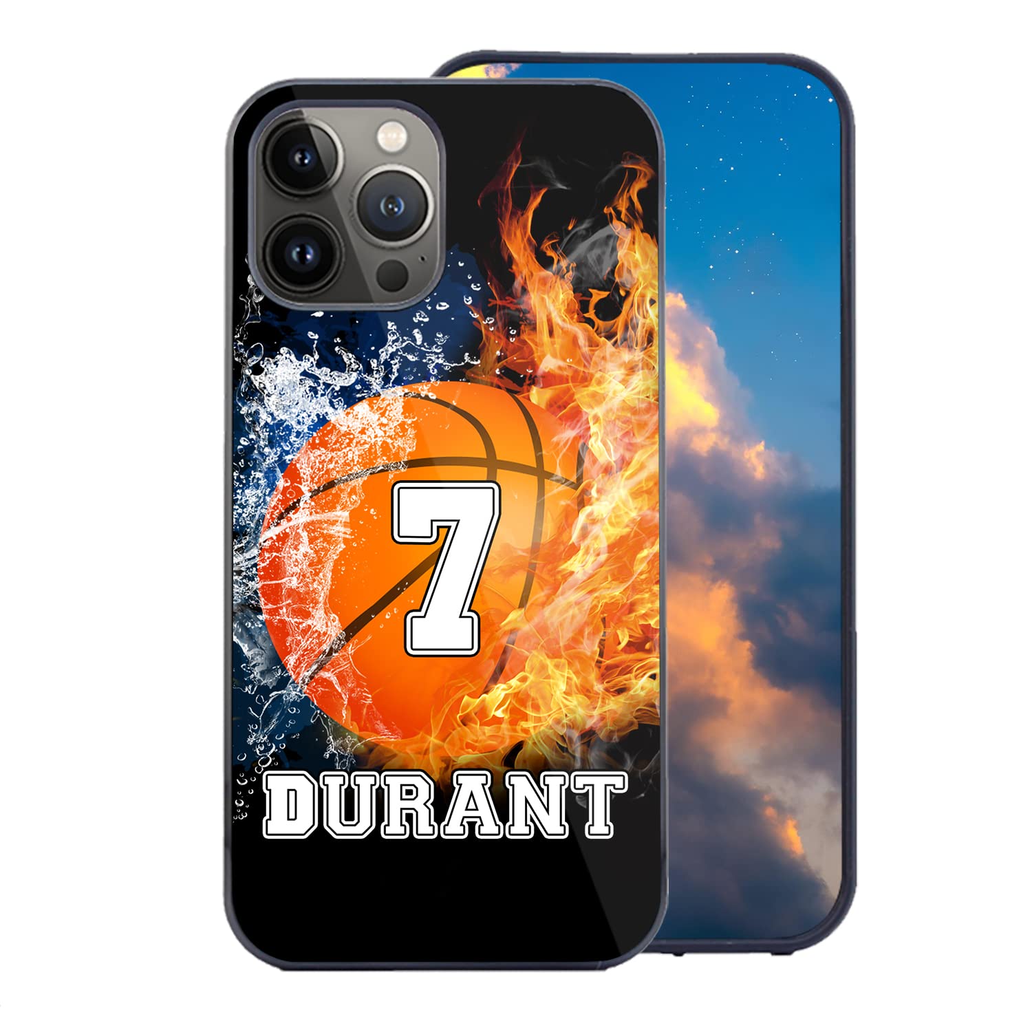 Custom Basketball Design with Your Own Name and Number Rubber Cover Phone case for iPhone 15 14 11 12 13 Pro Max Mini XR XS Max 8 Plus SE 2 6S PLUS 5S