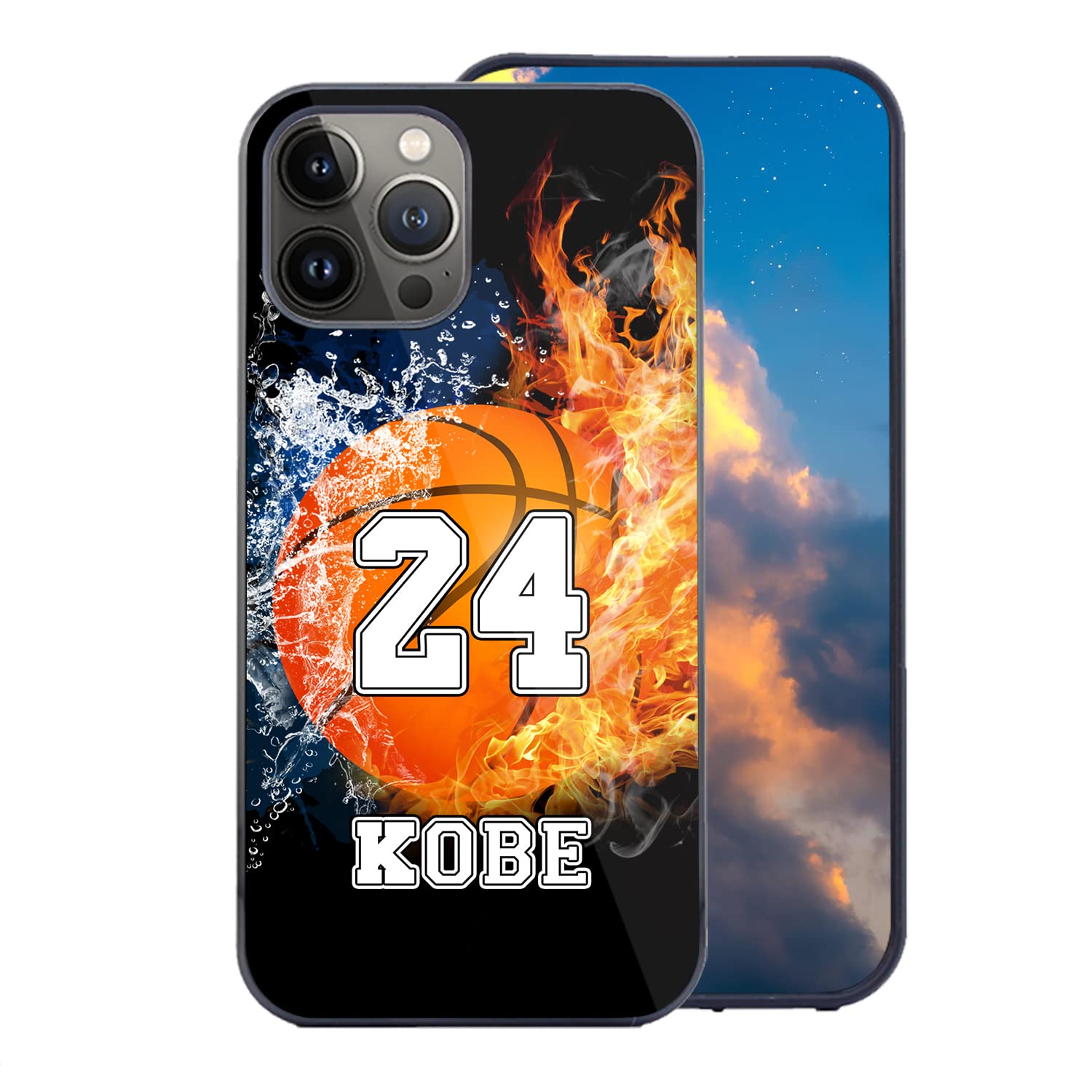 Custom Basketball Design with Your Own Name and Number Rubber Cover Phone case for iPhone 15 14 11 12 13 Pro Max Mini XR XS Max 8 Plus SE 2 6S PLUS 5S