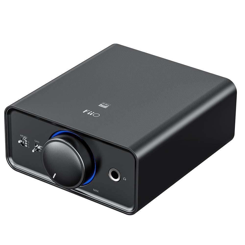 FiiO K5 Pro Headphone Amps Portable Desktop DAC and Amplifier 768K/32Bit and Native DSD512 for Home/PC 6.35mm Headphone Out/RCA Line-Out/Coaxial/Optical Inputs