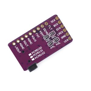 Teyleten Robot PCM5102 PCM5102A AUX Stereo Digital Audio DAC Decoder Board Module Voice Module Player Module Digital-to-Analog Converter IIS I2S for Arduino Raspberry Pi (3PCS)