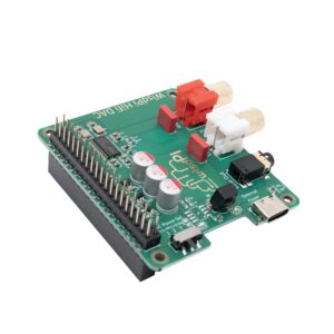 Raspberry Pi HiFi DAC HAT Audio Card Expansion Board for Raspberry Pi 4, Pi 3 B+, Pi 3 B, Pi 2, Pi B+, Pi Zero/Zero W