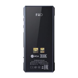 FiiO BTR7 Headphone Amp Bluetooth Receiver High Resolution Portable DAC Supports MQA/LDAC/aptX HD 384K/32Bit DSD256 for Phone/PC/Car/Home Audio(Titanium)