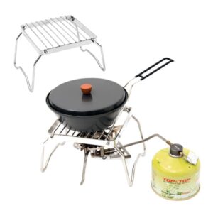 BESPORTBLE Grilling Accessories for Outdoor Grill Barbecue Charcoal Grills Outdoor Grill Accessories Portable Smoker Grill Grilling Basket Pan Backyard Cooking Grill Charcoal Bbq Pocket Metal