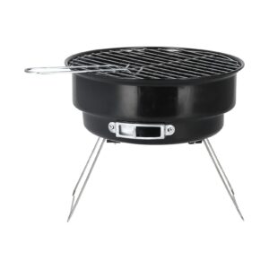 mini round barbecue grill set portable iron charcoal grill for home kitchen bbq picnic camping electric contact grills