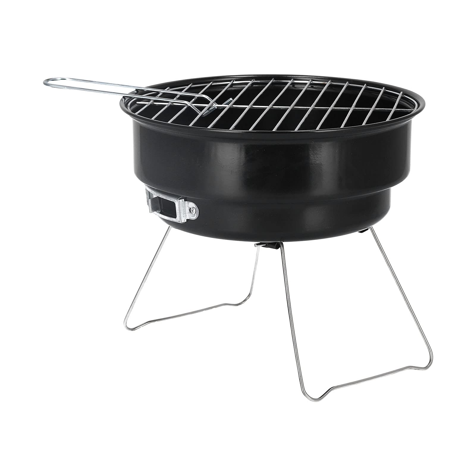 Mini Round Barbecue Grill Set Portable Iron Charcoal Grill for Home Kitchen BBQ Picnic Camping Electric Contact Grills