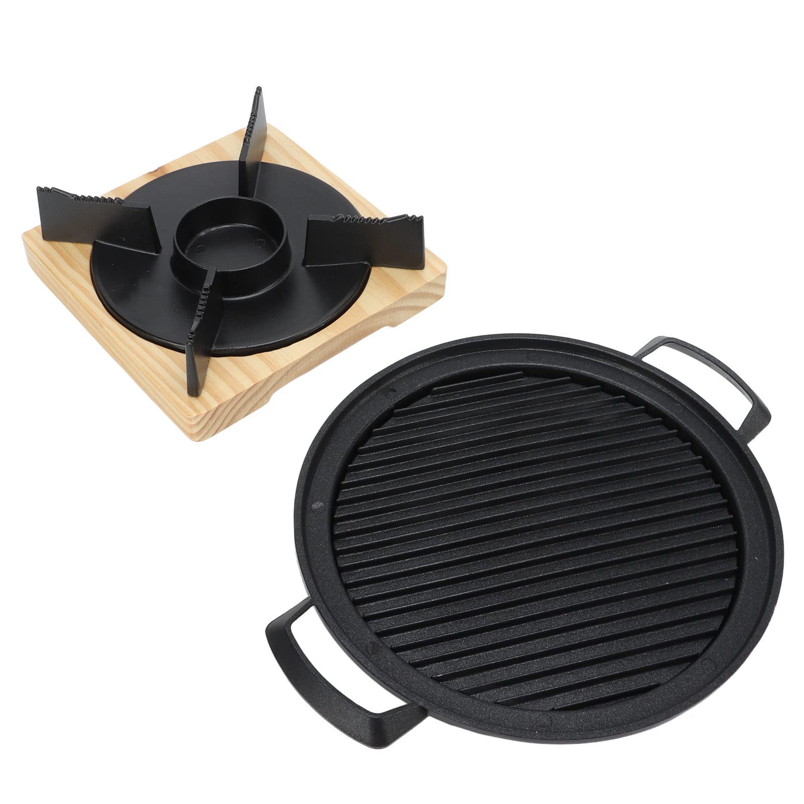 Outdoor Grill Stove Mini Grill Set Desktop Portable Grill Portable Die-casting Aluminum charcoal brazier Grill Non-stick Grill Cast Aluminum Small Grill Non-stick Food Grade Picnic Camping