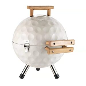 tapiva bbq grill charcoal grills grill portable charcoal football-shaped oven spherical grill mini round outdoor charcoal barbecue stove foldable kebab stove