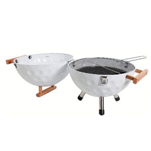 TAPIVA BBQ Grill Charcoal Grills Grill Portable Charcoal Football-Shaped Oven Spherical Grill Mini Round Outdoor Charcoal Barbecue Stove Foldable Kebab Stove