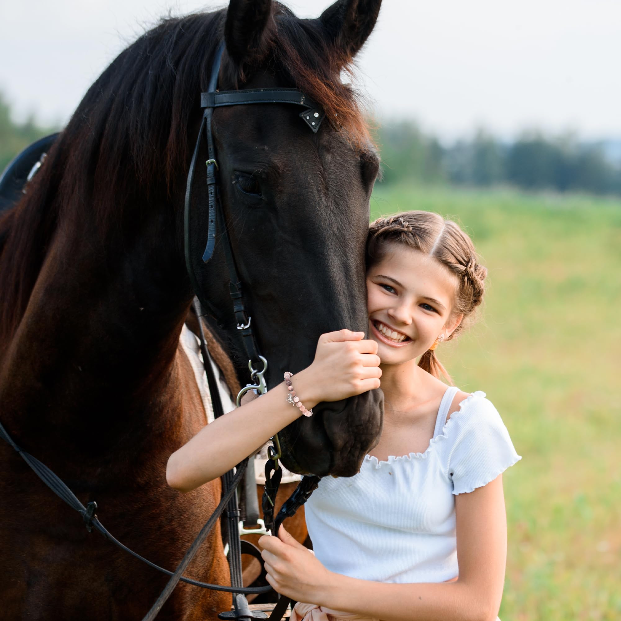 FYUKISS Horse Gifts for Girls, Horse Stuff for Girls, Horse Girls Jewelry Bracelet Ages 8-12 10-12