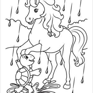 Horses Coloring Book for Kids Ages 4-8: Wonderful World of Ponies & Horses Colouring for Girls and Boys (Coloring Books for Kids)