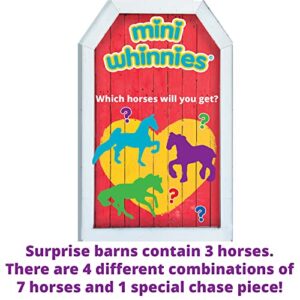 Breyer Horses Mini Whinnies Barn Surprise | 3 Horses | Random Assortment | 1:64 Scale | Horses Measure 2" x 1.5" | Model #7846