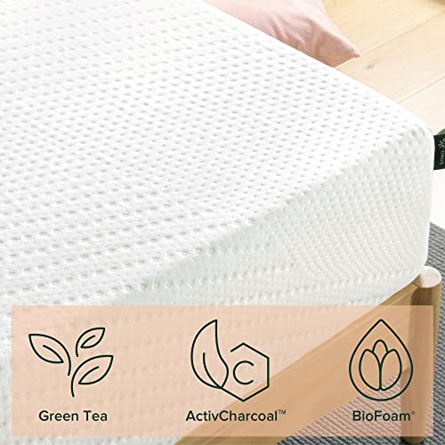 ZINUS 10 Inch Green Tea Essential Memory Foam Mattress, Queen, Mattress in A Box, Affordable Mattress, CertiPUR-US Certified