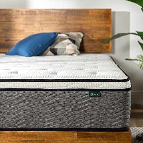 ZINUS 12 Inch Support Plus Pocket Spring Hybrid Mattress, King, Strong Coils for Durable Support, Pocket Innersprings for Motion Isolation, Mattress in A Box