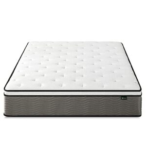 ZINUS 12 Inch Support Plus Pocket Spring Hybrid Mattress, King, Strong Coils for Durable Support, Pocket Innersprings for Motion Isolation, Mattress in A Box