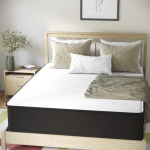 Flash Furniture Dream 12" Hybrid Spring and Foam Mattress in a Box, High Density Foam and Spring Hybrid Mattress, Queen