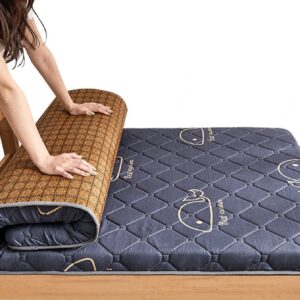 Yopeango King Size, Cool Gel Infused Memory Foam and Pocket Spring Mattress, Bed in a Box,Blue A-60X120cm