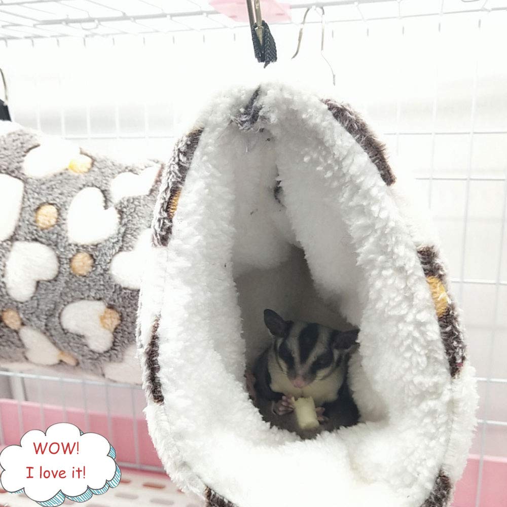 Hanging Tunnel for Small Animals, Hanging Pet Rat Toys Ferret Hammock, Ferret Chinchilla Squirrel Guinea Pig Rat Cage Accessories