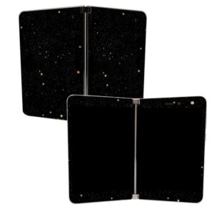 mightyskins skin for microsoft surface duo - deep space | protective, durable, and unique vinyl decal wrap cover | easy to apply, remove, and change styles | made in the usa (misurduo-deep space)