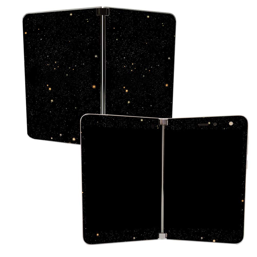 MightySkins Skin for Microsoft Surface Duo - Deep Space | Protective, Durable, and Unique Vinyl Decal wrap Cover | Easy to Apply, Remove, and Change Styles | Made in The USA (MISURDUO-Deep Space)