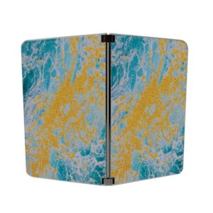 MightySkins Skin Compatible with Microsoft Surface Duo - Ocean Marble | Protective, Durable, and Unique Vinyl Decal wrap Cover | Easy to Apply, Remove, and Change Styles | Made in The USA