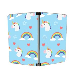 mightyskins skin compatible with microsoft surface duo - unicorn perfection | protective, durable, and unique vinyl decal wrap cover | easy to apply, remove, and change styles | made in the usa