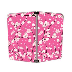 mightyskins skin compatible with microsoft surface duo - sakura pink | protective, durable, and unique vinyl decal wrap cover | easy to apply, remove, and change styles | made in the usa