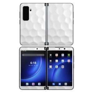 mightyskins skin compatible with microsoft surface duo 2 - golf | protective, durable, and unique vinyl decal wrap cover | easy to apply, remove, and change styles | made in the usa