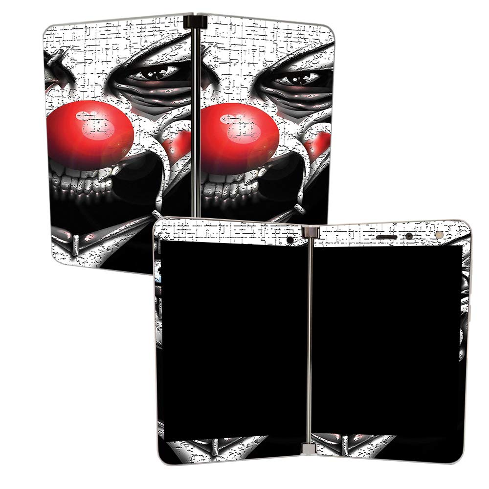 MIGHTY SKINS MightySkins Skin for Microsoft Surface Duo - Evil Clown | Protective, Durable, and Unique Vinyl Decal wrap Cover | Easy to Apply, Remove, and Change Styles | Made in The USA