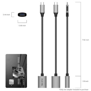 Tek Styz USB-C USB 3.0 Adapter Works for Microsoft Surface Duo OTG Type-C/PD Male USB 3.0 Female Converter. (5Gbps)