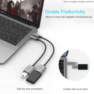 Tek Styz USB-C USB 3.0 Adapter Works for Microsoft Surface Duo OTG Type-C/PD Male USB 3.0 Female Converter. (5Gbps)