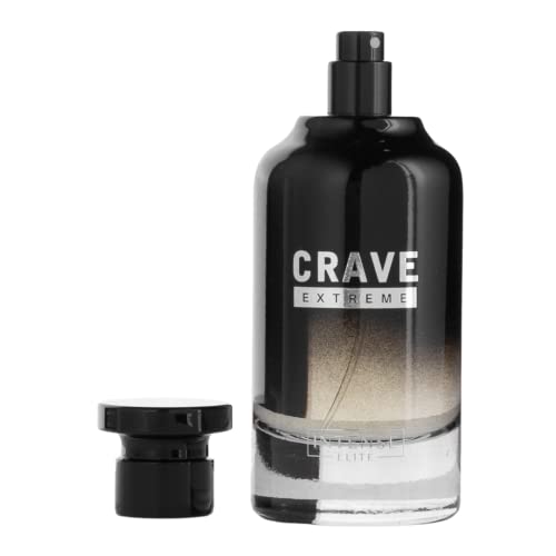 INTENSE ELITE Crave Extreme Arabian Perfume for Men - Long Lasting Perfume 100ML (3.4Oz), Eau De Parfum Men with Spicy Pepper & Floral Woody Notes.