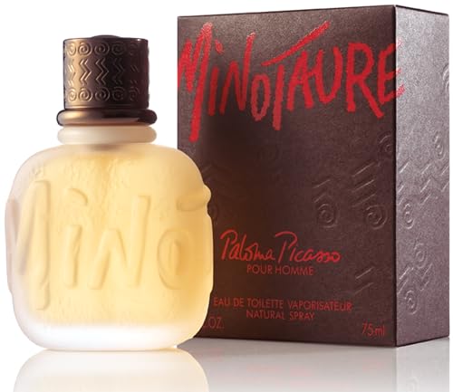 Paloma Picasso Minotaure By Paloma Picasso For Men - Designer Eau De Toilette-Men'S Amber Cologne-Lightweight Scent Infused With Fruity,Musky Notes - Stylish,Portable Bottle Design - 2.5 Oz Edt Spray