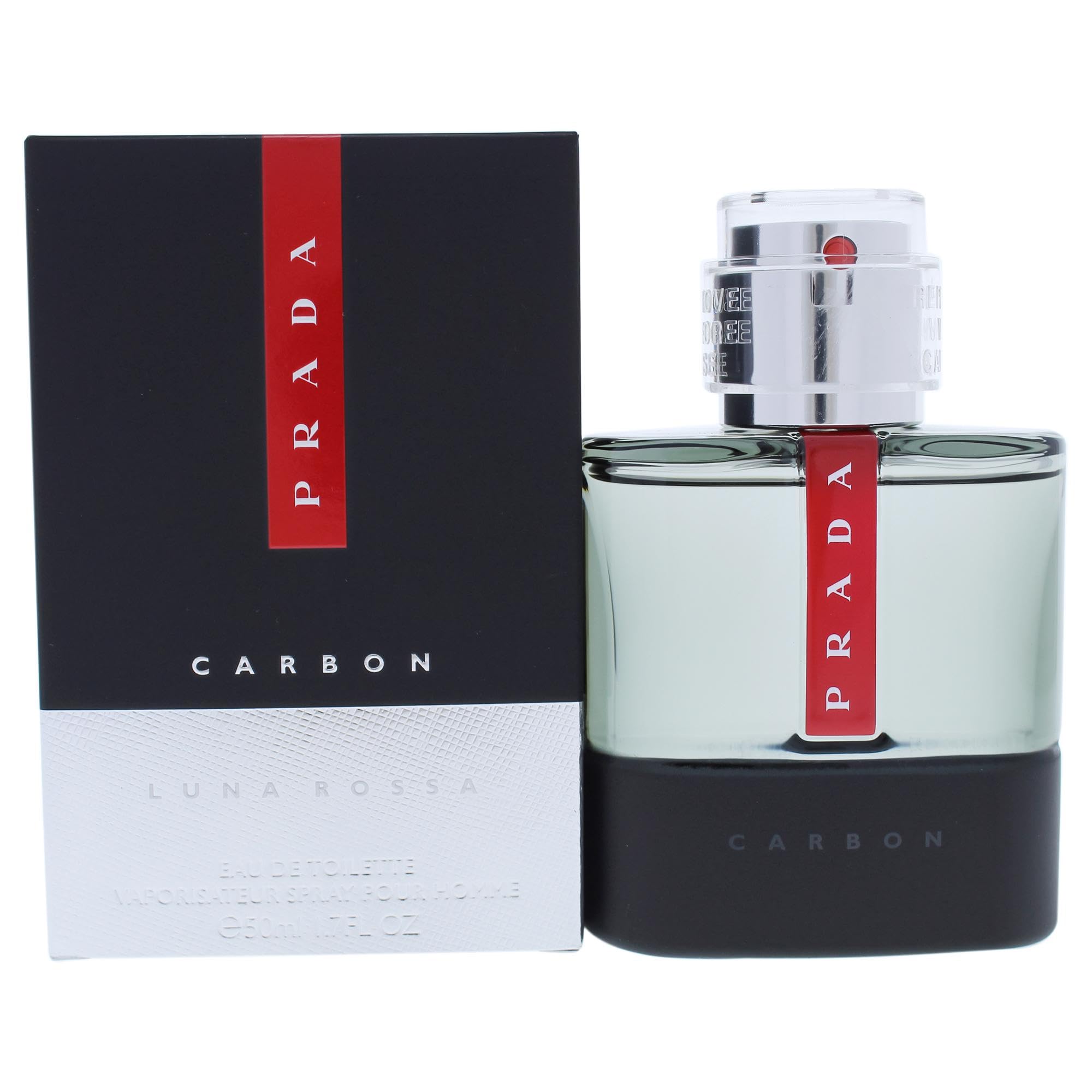 Prada Luna Rossa Carbon by EDT Spray 1.7 Oz, Multi