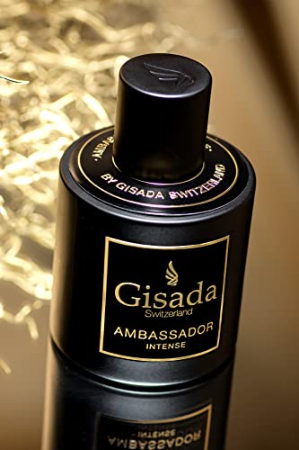 Gisada - Ambassador Intense - Eau de Perfume - 100ML - 3.4 Fl Oz - Spicy, fresh and very lively fragrance for Men