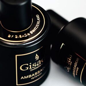 Gisada - Ambassador Intense - Eau de Perfume - 100ML - 3.4 Fl Oz - Spicy, fresh and very lively fragrance for Men